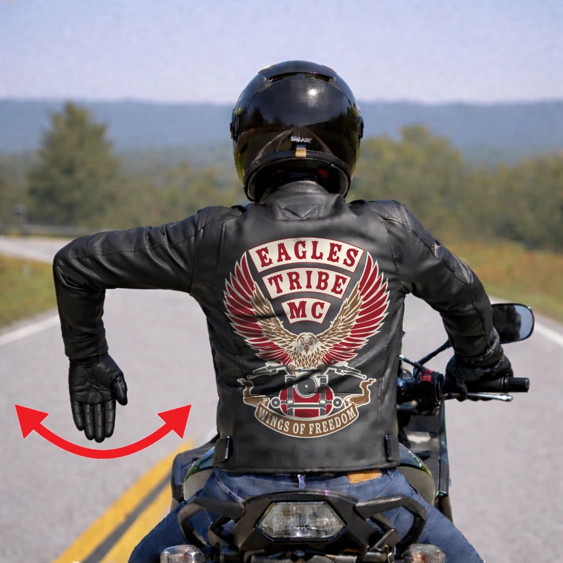 Hand signal for Speed Breaker Ahead