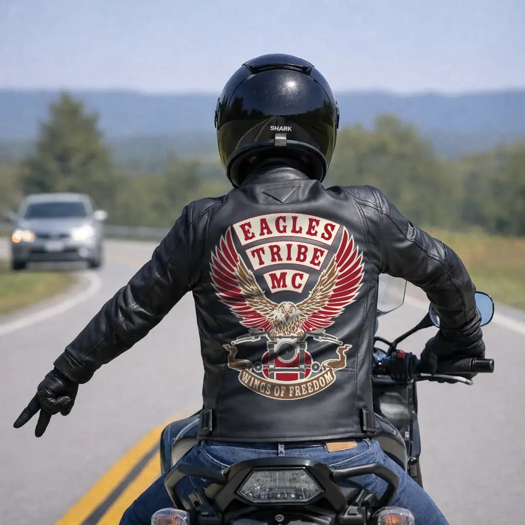 Hand signal for Biker Salute