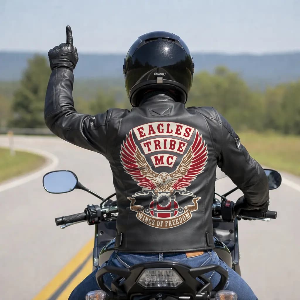 Hand signal for Single File